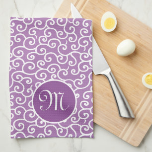 Japaner Karakusa Arabeske-Spiralen-Rebe-Muster Geschirrtuch