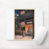 Japaner Kasamatsu-Nachtdorfkunst Mousepad (Mit Mouse)