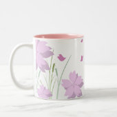 Japaner-Kirschblüte-Tasse Zweifarbige Tasse (Links)