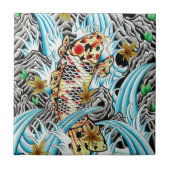 Japaner Koi Fliese (Vorderseite)