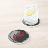 Japaner Koi Ying-Yang Untersetzer (Seite)