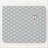 Japaner Maneki Neko und SeigaihaPattern Mousepad (Vorne)