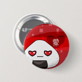 Japaner Manga Maskottchen Button (Vorne & Hinten)