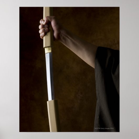 Japaner mit Schwert 2 Poster (Vorne)