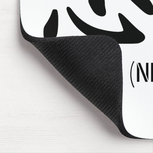 Japaner Ninja Kanji Mousepad (Ecke)
