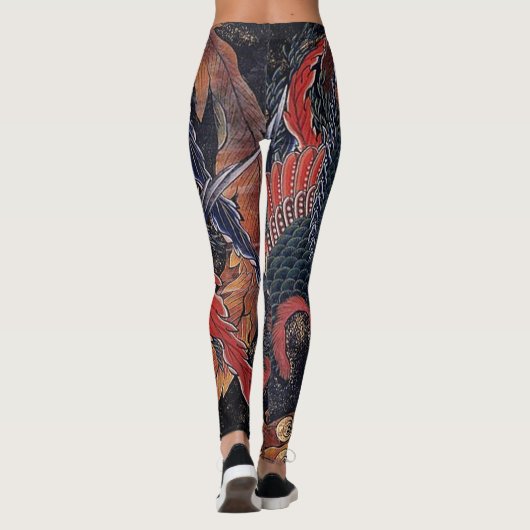 Japaner Phoenix Leggings (Rückseite)