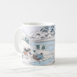 Japaner Ukiyo-e der 47 Ronin kämpfenden Samurais Kaffeetasse