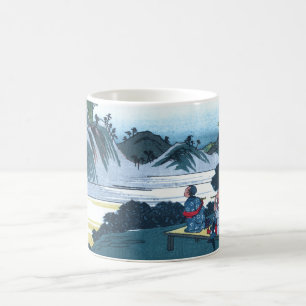 Japaner Ukiyo-e des Fudesute Berges Kaffeetasse