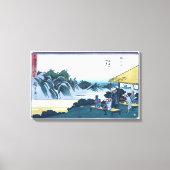 Japaner Ukiyo-e des Fudesute Berges Leinwanddruck (Vorderseite)