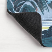 Japaner Ukiyo-e des Fudesute Berges Mousepad (Ecke)
