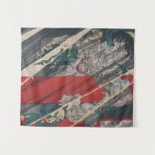 Japaner Ukiyo-e Yokai Ibaraki Dämon durch Wandteppich (Vorderseite (Horizontal))