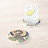 Japaner Ukiyoe Kunst vol.3 Sandstein Untersetzer (Seite)