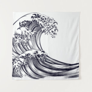 JAPANER-WELLE Tapisserie Wandteppich