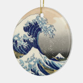 Japaner-Wellen-Verzierung Keramikornament (Links)