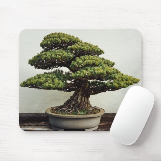 Japaner-White Pine-Bonsais-Baum Mousepad (Mit Mouse)
