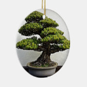 Japaner-White Pine-Bonsais Keramikornament (Rechts)
