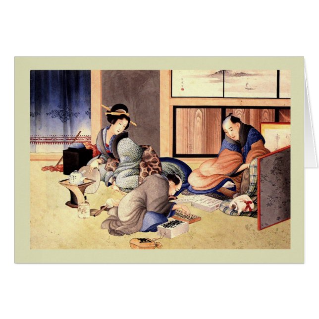 Japaner Woodblock (Vorderseite (Horizontal))