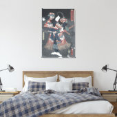 Japaner Woodblock Druck von Ichikawa Danjuro Leinwanddruck (Insitu (Schlafzimmer))