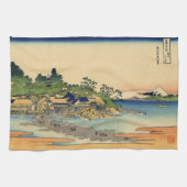 Japaner Woodblock: Enoshima in Sagami Provinz Geschirrtuch (Horizontal)