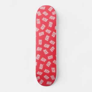 Japaner Yukata Gewebe, Maneki Neko (glückliche Skateboard