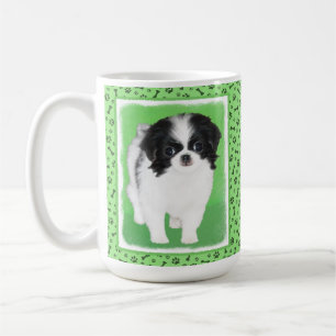 Japanerchin-Welpen-Malerei - ursprüngliche Kaffeetasse