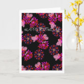 Japanerentwurf Karte (Gelbe Blume)