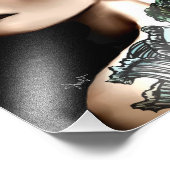 Japanerin Fotodruck (Ecke)