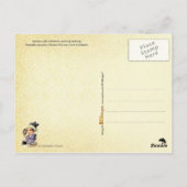 Japanerin in Kimono Make-up Postkarte (Rückseite)