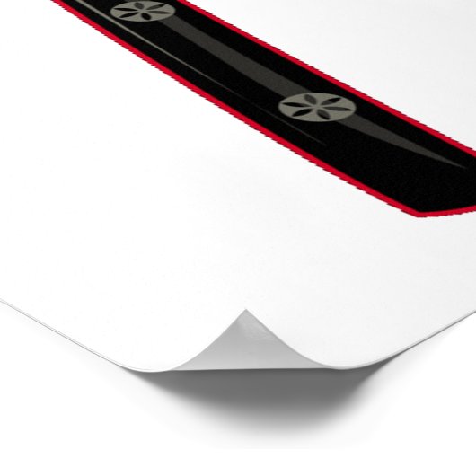 Japanerin Kriegerin Poster (Ecke)