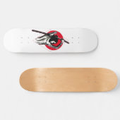 Japanerin Kriegerin Skateboard (Horizontal)