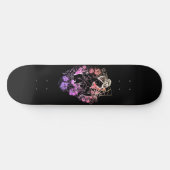 Japanerin tanzt in Blume Skateboard Deck (Horizontal)