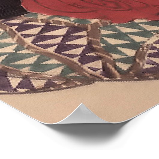 Japanerin und Katzenkunst (1839-1892) Poster (Ecke)