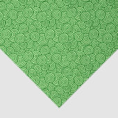 Japanerstrudelmuster - Kiefer und Limones Grün Seidenpapier (Ausschnitt)