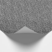 Japanerstrudelmuster - Schwarzweiss Geschenkpapier (Ecke)