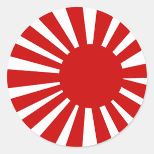 Japanersun-Aufkleber Runder Aufkleber