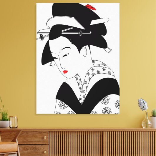 japanes gasha leinwanddruck (Insitu (Wohnzimmer))