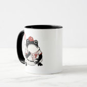 Japanese Aesthetic Baseball Frog Ukiyo-e Style Tasse (Vorderseite Links)