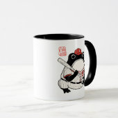 Japanese Aesthetic Baseball Frog Ukiyo-e Style Tasse (VorderseiteRechts)
