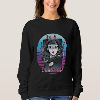 Japanese aesthetics dramatic anime Japanese cultur Sweatshirt