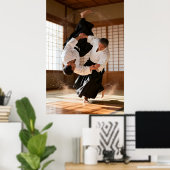 Japanese Aikido Poster (Heimbüro)