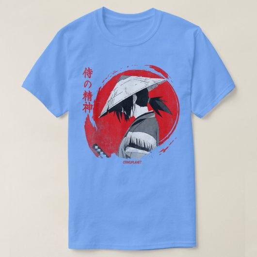 Japanese Anime Samurai Aesthetic Otaku Manga Samur T-Shirt (Design vorne)