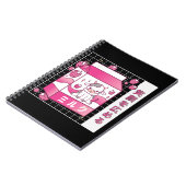 Japanese Anime Strawberry Milk Carton Cute Cow Notizblock (Linke Seite)