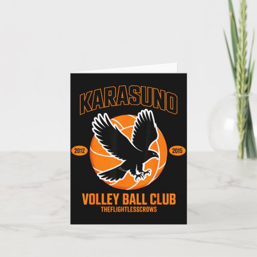 Japanese Anime Volleyball Club Karasunooo High  Karte (Vorderseite)