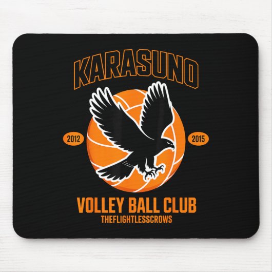 Japanese Anime Volleyball Club Karasunooo High  Mousepad (Vorne)