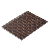 Japanese art deco style - Chocolate Notizblock (Linke Seite)