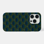 Japanese art deco style_Deep Forest iPhone Hülle (Rückseite (Horizontal))