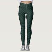 Japanese art deco style_ Deep Forest Leggings (Vorderseite)
