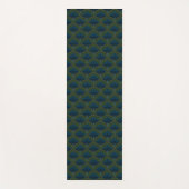 Japanese art deco style_Deep Forest Yogamatte (Vorderseite)