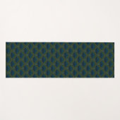 Japanese art deco style_Deep Forest Yogamatte (Vorderseite (Horizontal))