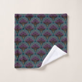 Japanese art deco style_Midnight Badhandtuch Set (Waschlappen)